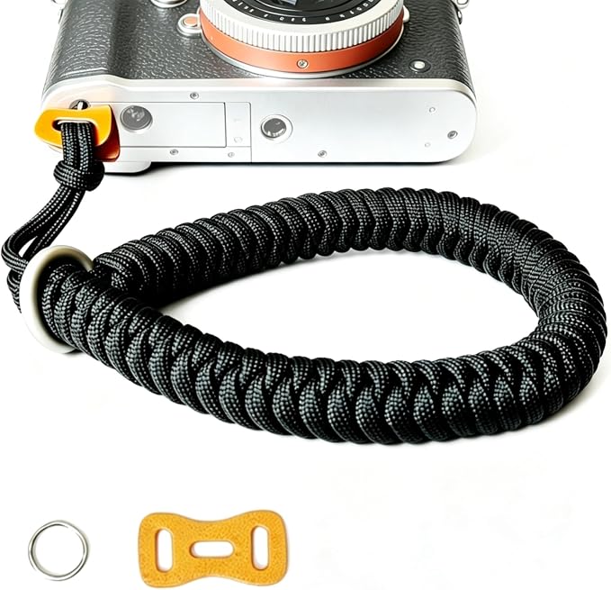 Noopel Camera Wrist Strap, Braided Nylon Hand Strap, Anti-Slip Secure Design