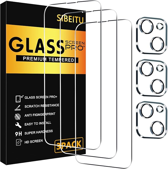 SIBEITU 3 Pack Screen Protector