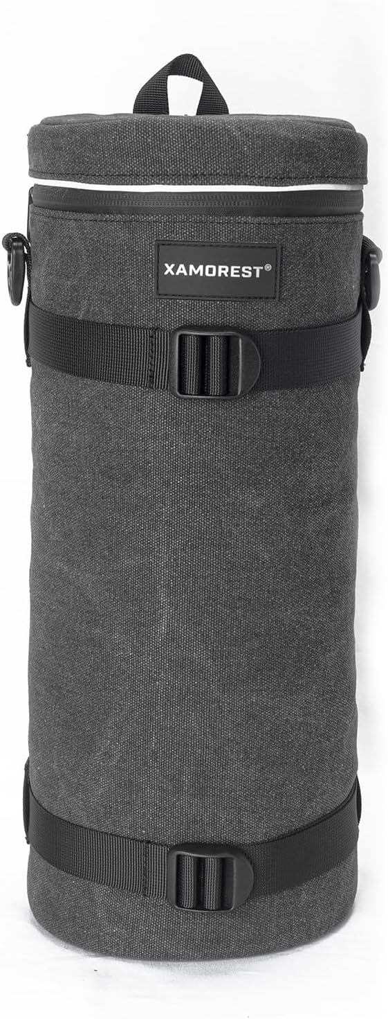 Camera Lens Case Bag for Photographyers, Zipper Waterproof Lens Protective