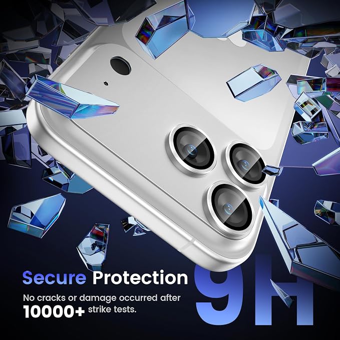 Tensea for iPhone 17 Pro Max Camera Lens Protector, Metal Aluminum Alloy