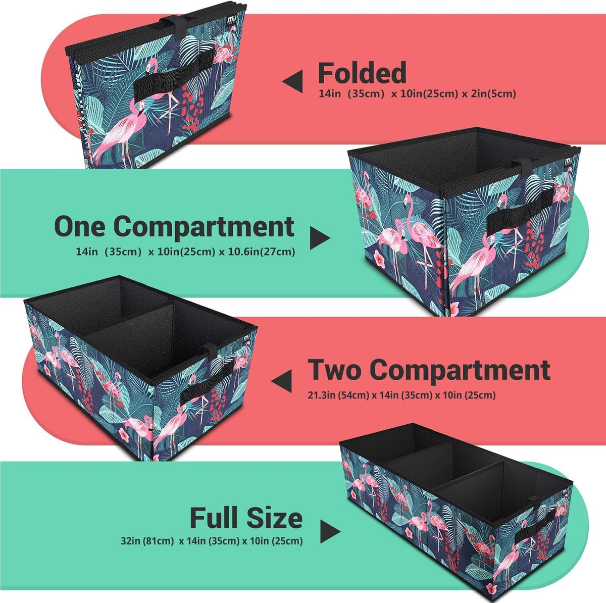MIU COLOR Trunk Organizer for Car, SUV, Sedans, Car Organizer, Collapsible