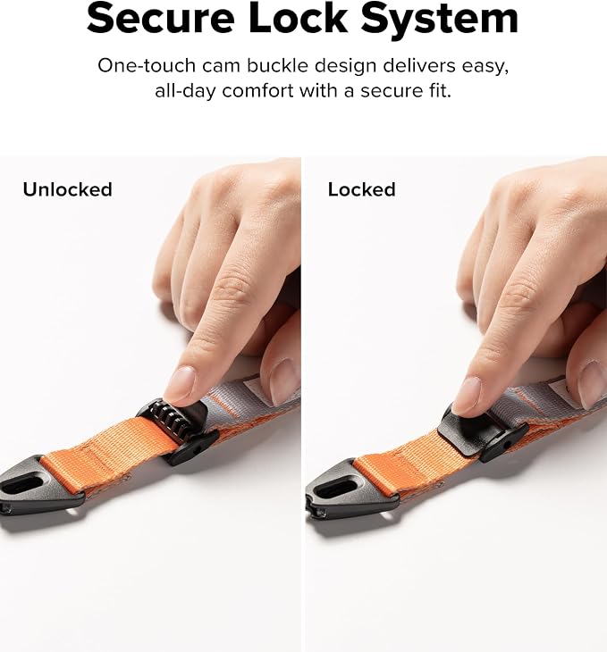 Ringke Cam Buckle Hand Strap Secure Anti-Theft, Anti-Drop Phone Strap