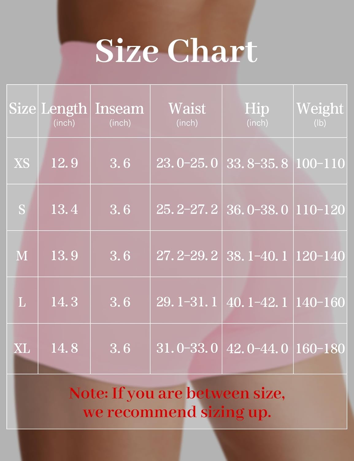 YEOREO Women's Biker Shorts - High Waist Tummy Control for Gym & Yoga | Available in 3.6", 4.5", 6" Sizes