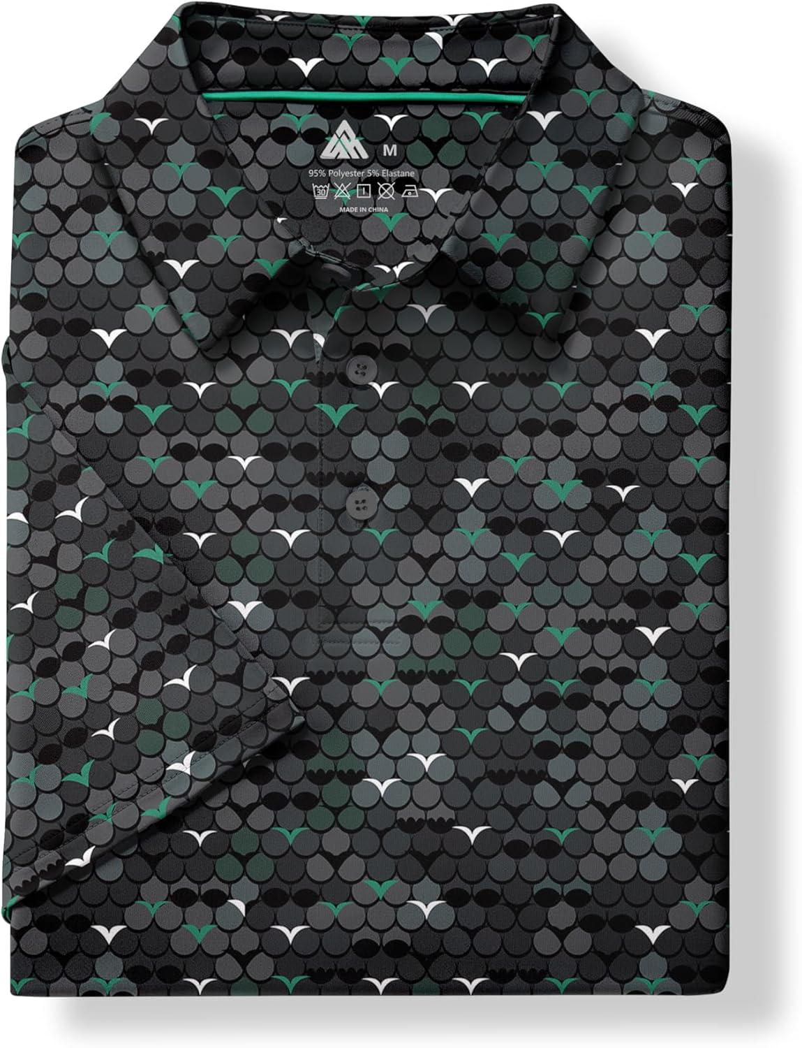 SWISSWELL Men's Performance Golf Shirt - Moisture Wicking Collared Short Sleeve | Comfortable Fit