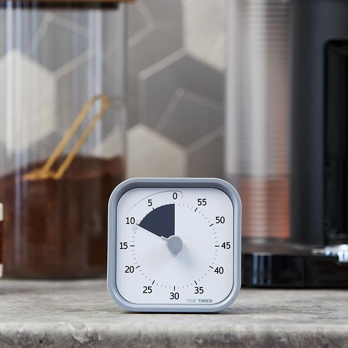 Time Timer MOD 60-Minute Visual Timer, Home Edition, Silent Operation, Study