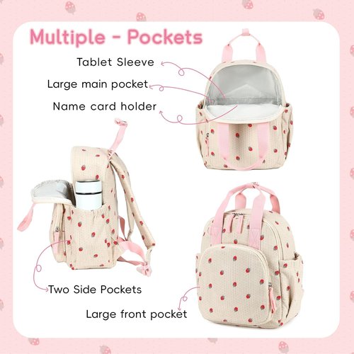 Bluboon Toddler Backpack - Cute 12" Preschool Bag for Girls & Boys | Perfect for Daycare & Travel