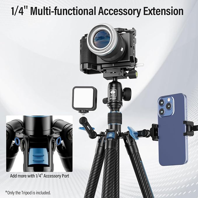 SIRUI 60" Carbon Fiber Tripod for Camera