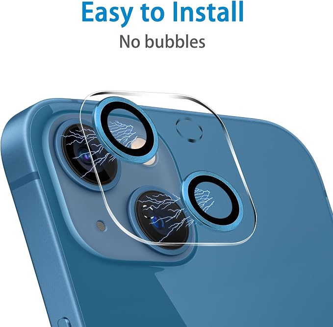 Dengduoduo 3 Pack Tempered Glass Camera Lens Protector