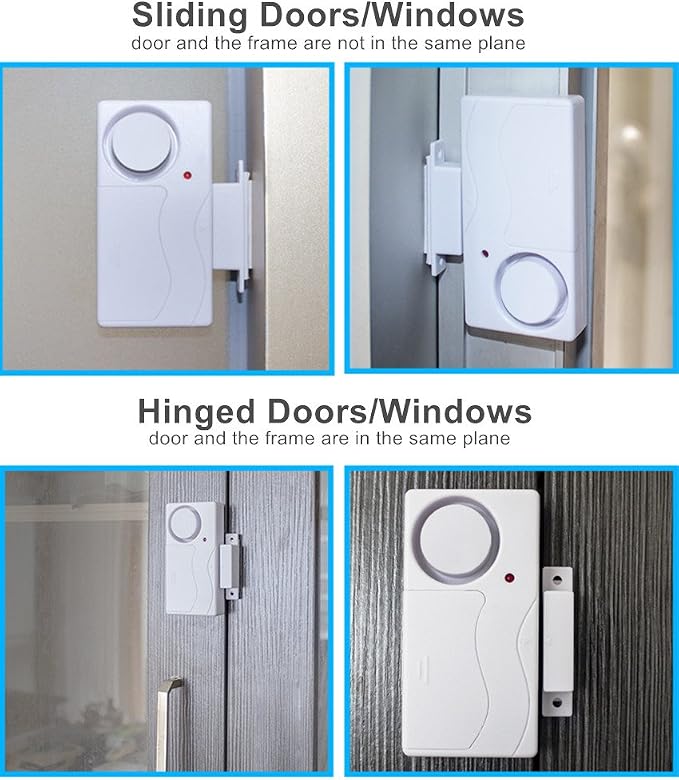 WSDCAM Door Alarm Wireless Anti-Theft Remote Control Door and Window Security