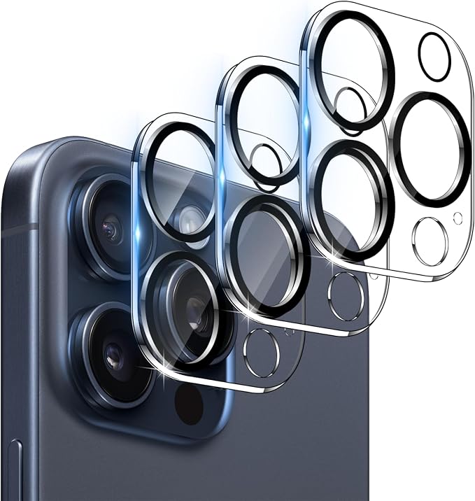 WHPXJY for Camera Lens Protector for iPhone 15 Pro /15 Pro Max Ultra HD