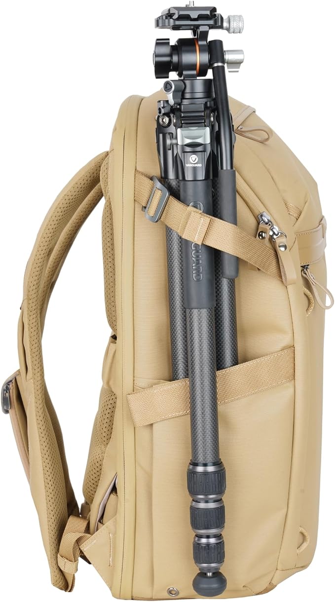 VANGUARD VEO Metro B25L Camera & Everyday Backpack – Fits 70–200mm Attached