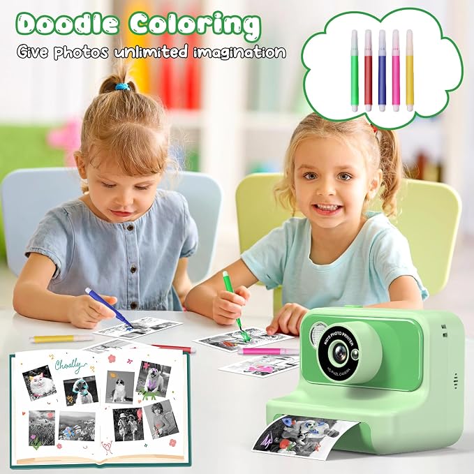 Kids Camera Instant Print, Christmas Birthday Gifts