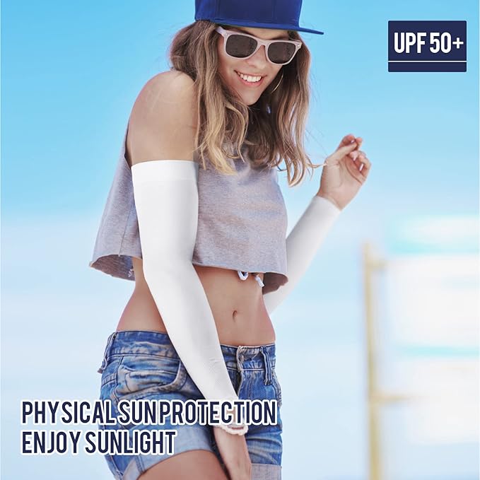 GOUNOD Arm Sleeves for Men Women,Compression Sleeves to Cover Arms for Men Working,Sun Sleeves for Men UV Protection