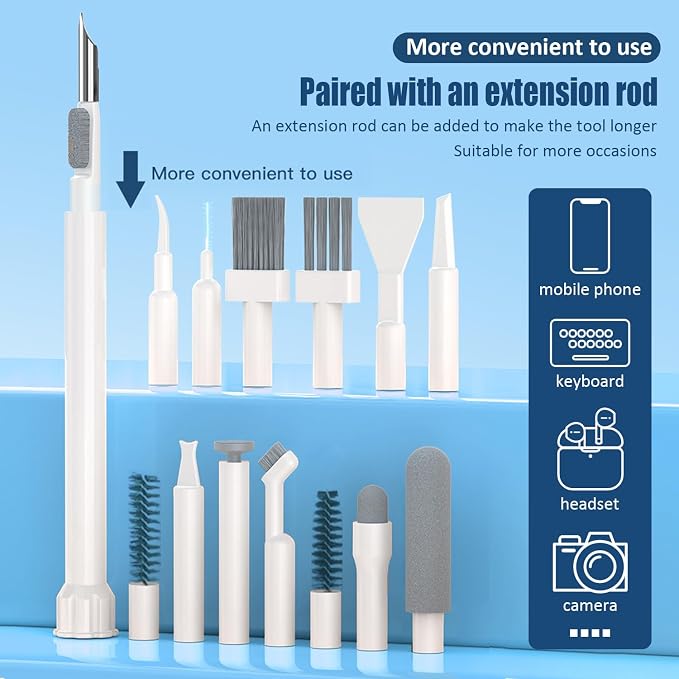 Keyboard Cleaning Kit Laptop Cleaner, 32-in-1 Computer Screen Cleaning Brush