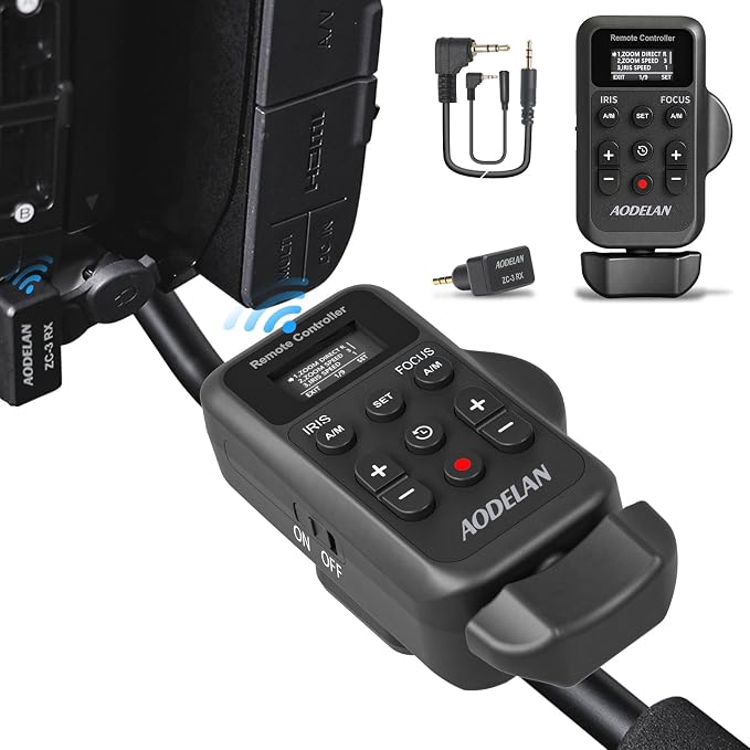 Upgraded Wireless Camcorder Remote Control Zoom Controller