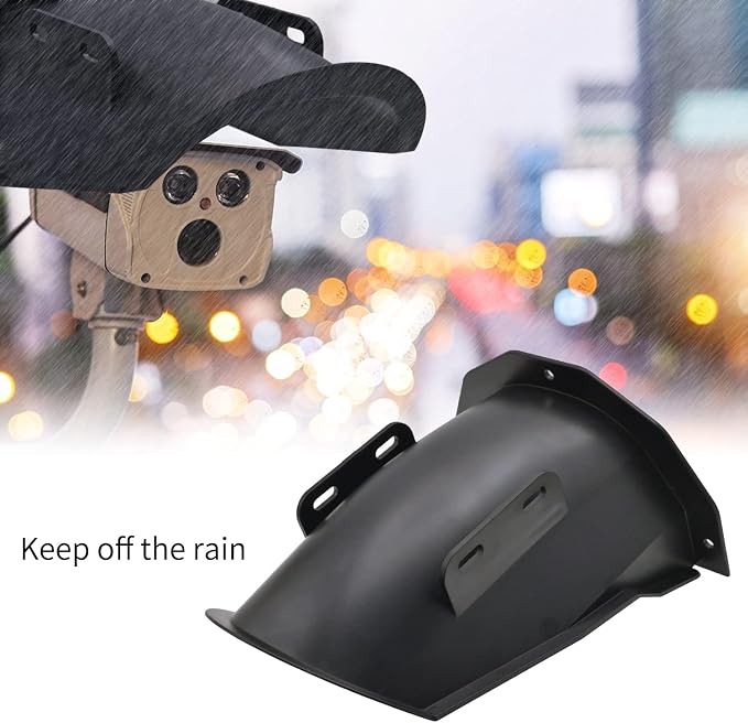 DGQ Outdoor CCTV Camera Top Cover, Weatherproof Glare Protection Cover Sunshade