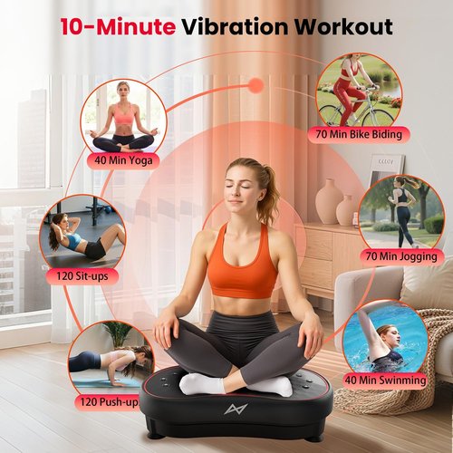 AXV Vibration Plate - Full Body Shaker Exercise Machine for Weight Loss | Fitness Platform for Home Use