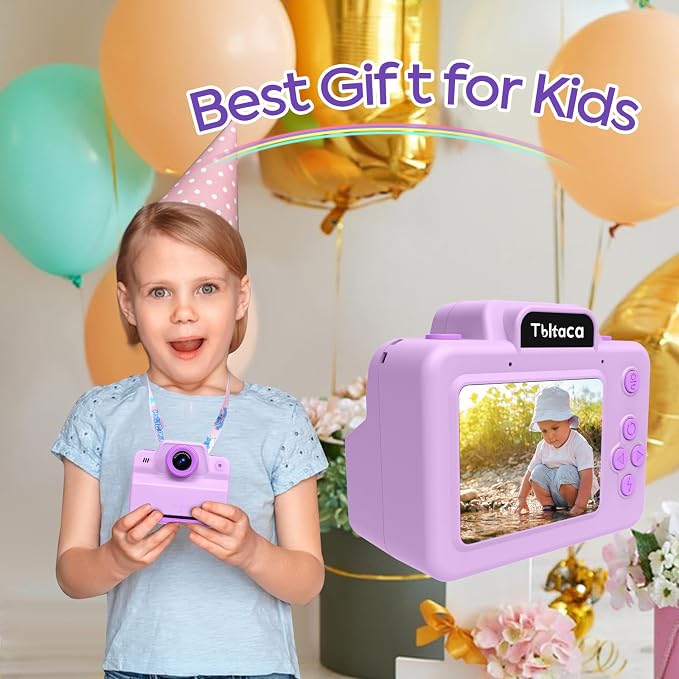 Instant Print Camera for Kids, Toddler Kids Camera Instant Print for 3 4 5 6 7