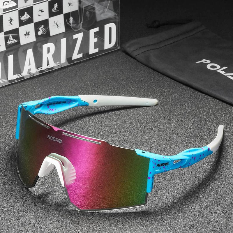 RINKUOLYO Sports Polarized Sunglasses for Men and Women, Youth Kids Baseball Softball Sunglasses for Cycling, Running