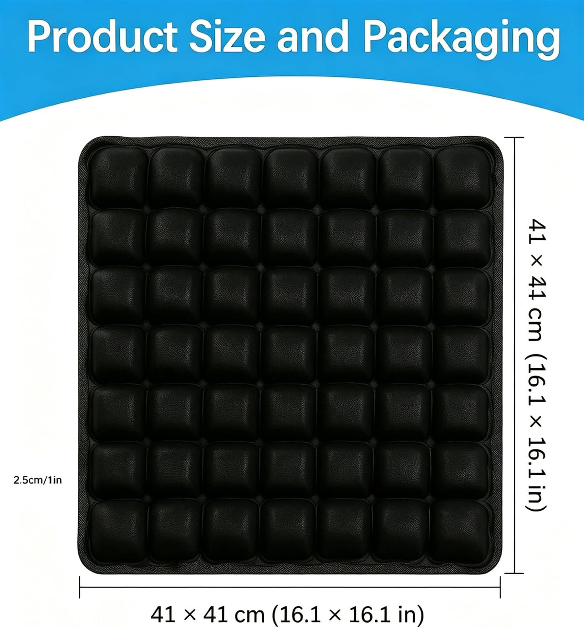 Inflatable Travel Seat Cushion for Airplane, Portable Air Cell Seat Pad for Long Flights, Office Chair, Car Seat, Train and Stadium Seats, Lightweight Travel Cushion for Sitting Comfort
