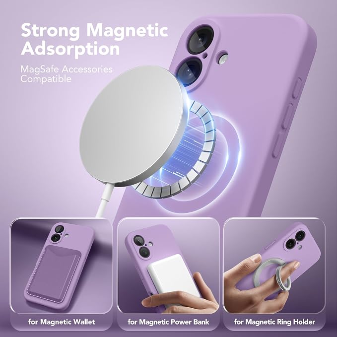 Magnetic for iPhone 16 Plus Case, Compatible