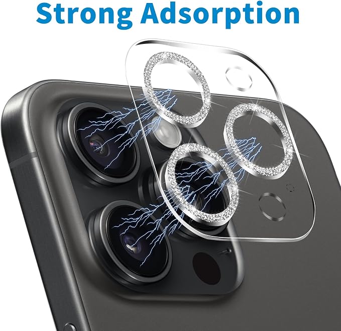 Dengduoduo 3 Pack Tempered Glass Camera Lens Protector