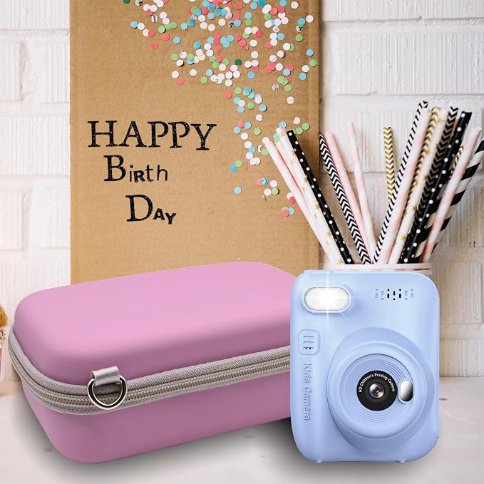 Instant Print Film Camera Case for Kid Cameras & Digital Video Camera, Hard