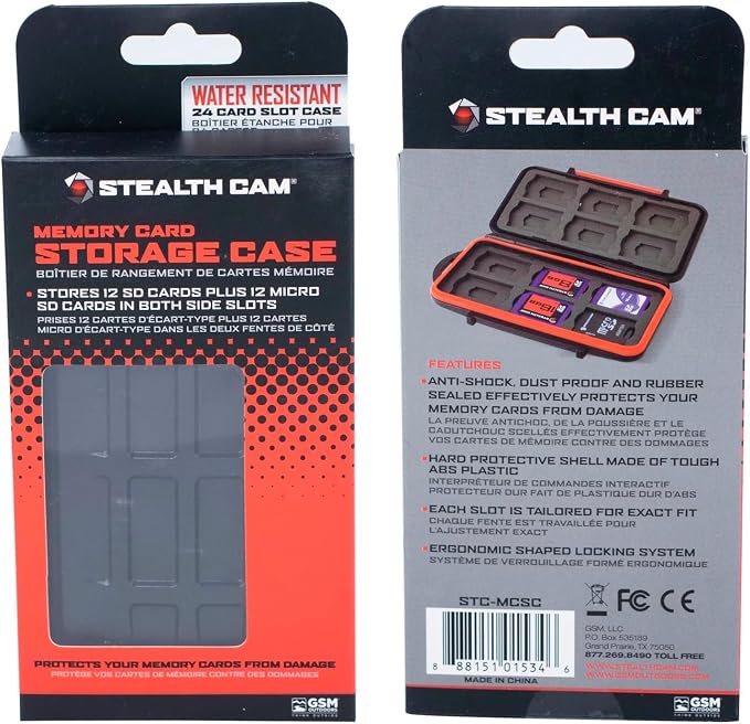 STEALTH CAM Anti-Shock Dust-Proof Waterproof Protective Ergonomic Rubber Sealed