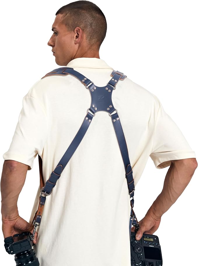 Padwa Lifestyle Blue Dual Camera Harness Strap