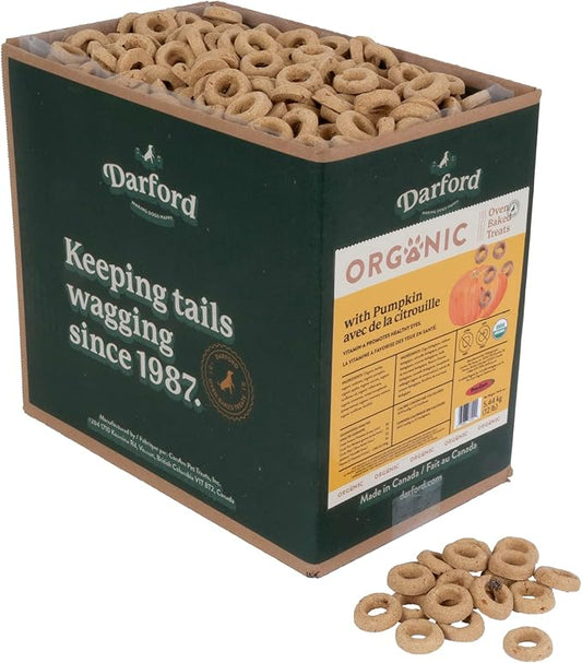 Darford Organic Premium Dog Treat - Pumpkin - 12 lb