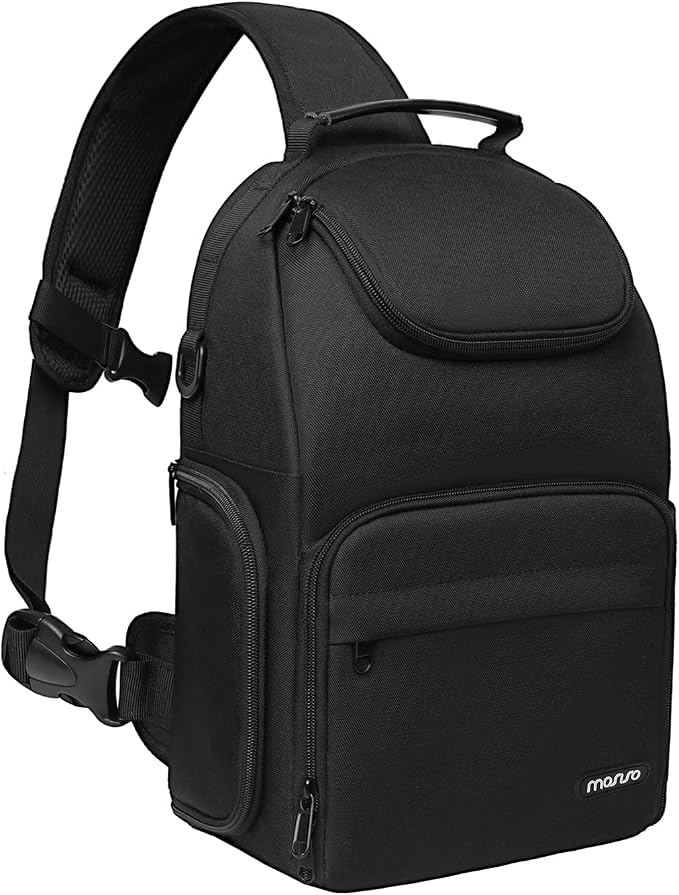 MOSISO Camera Sling Bag, DSLR/SLR/Mirrorless Camera Case Crossbody Photography