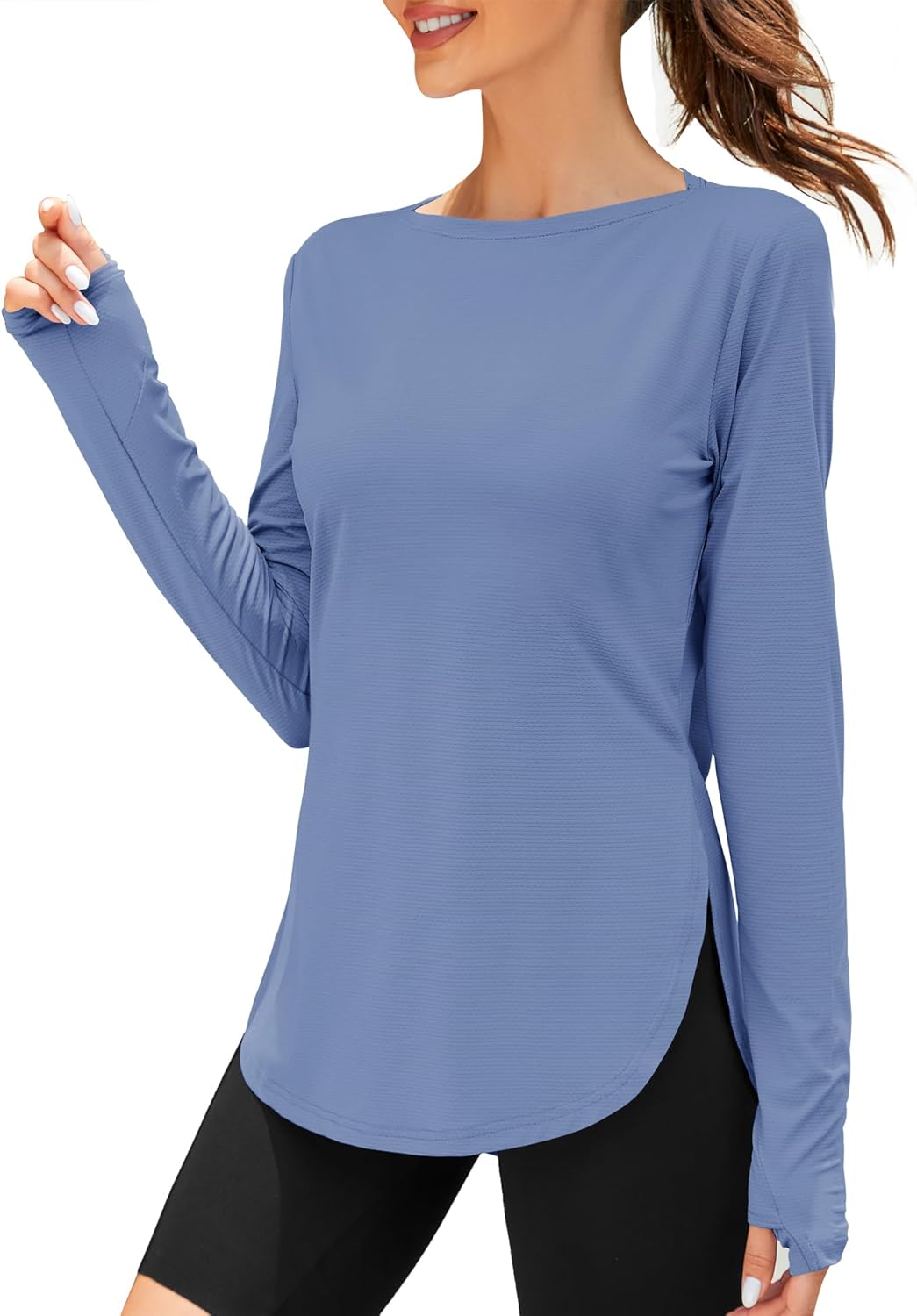 ZHENWEI Women's UV Protection Long Sleeve Sun Shirt - Lightweight UPF 50+ for Golf & Hiking