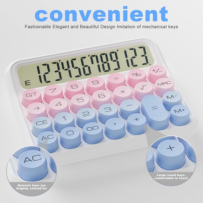 DECKLIT Battery Desk Calculator