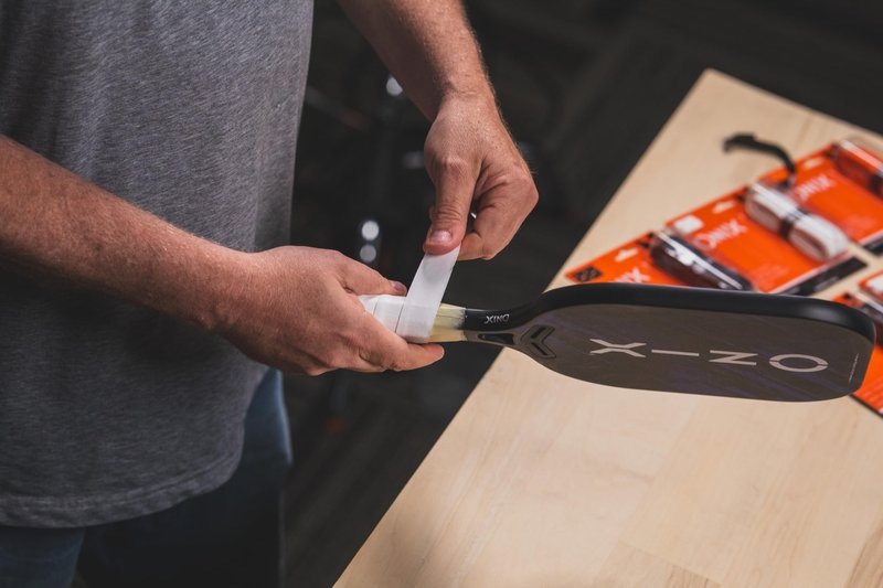 ONIX Pickleball Pro Team Perforated Replacement Grip — Black/Orange for Superior Comfort, Enhanced Control, and Long-Lasting Performance During Play