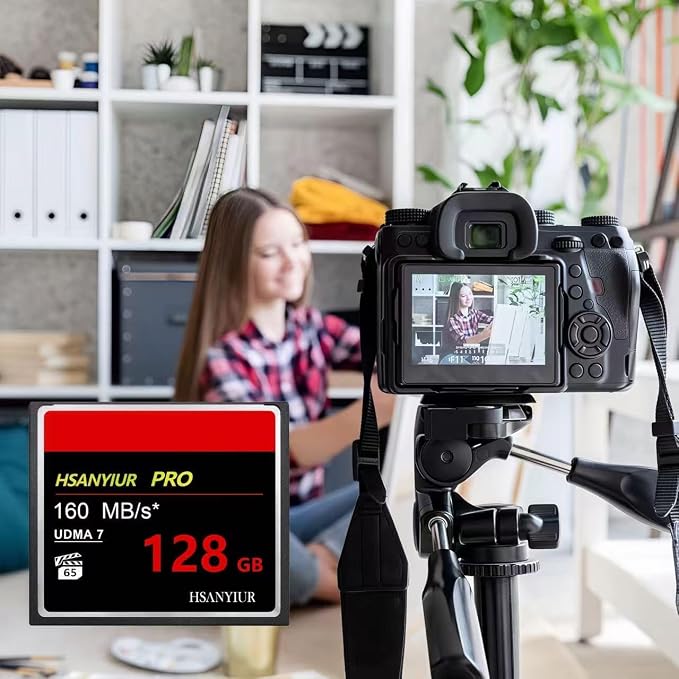 128GB UDMA Speed Up to 160MB/s, Original CF Card Camera Memory Card