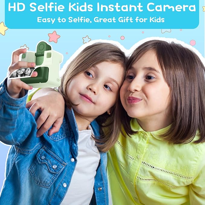 Kids Camera Instant Print, Christmas Birthday Gifts