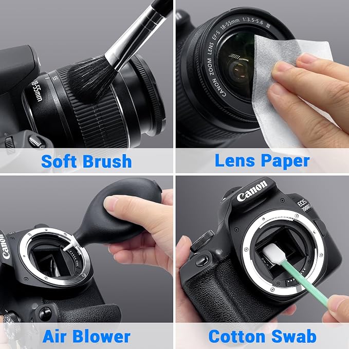 Aispour Camera Lens Cleaning Kit, 10-in-1 Camera Cleaning Kit, Camera Lens