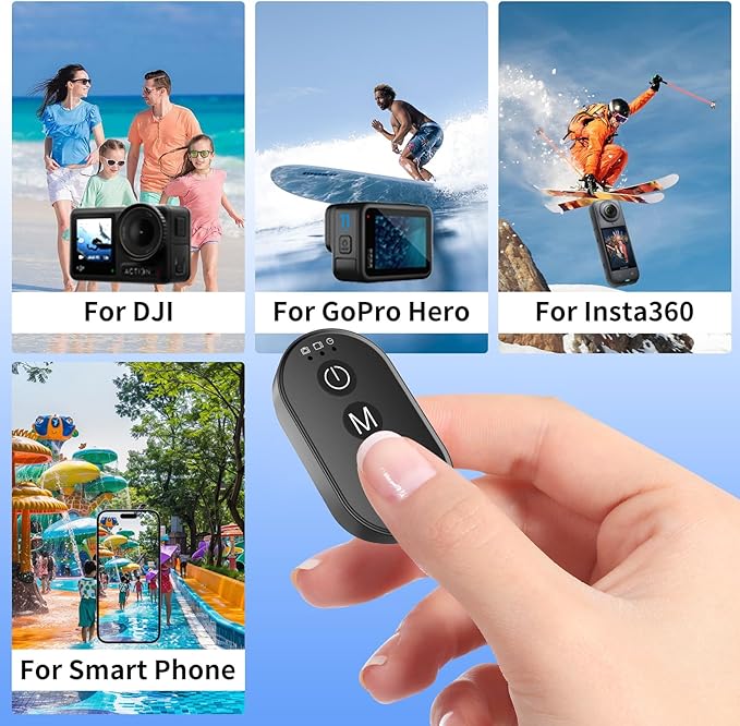 Wireless Camera Remote Control, 30M/98.4ft Wireless Camera Smart Shutter Remote