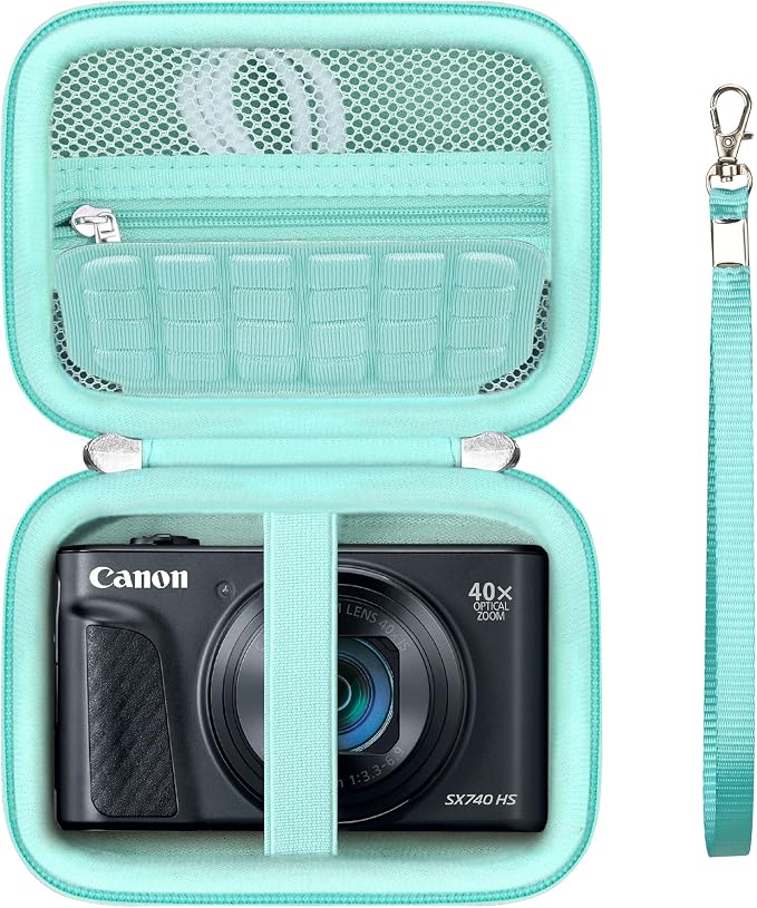Hard Carrying Case for Canon PowerShot SX740 HS/ELPH 360 HS/ SX730 HS/ SX720