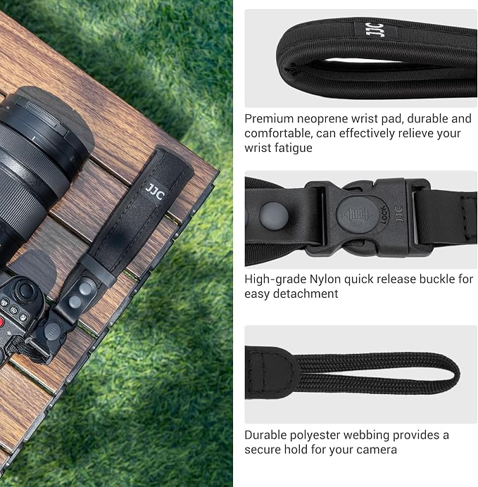 Upgraded Quick Release Soft Neoprene Camera Hand Wrist Grip Strap