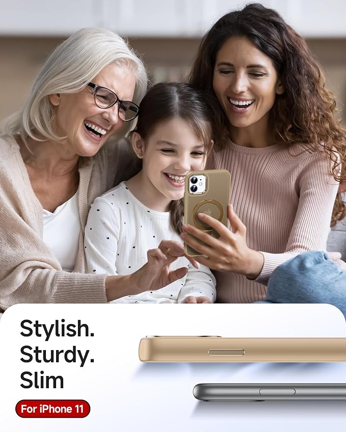 LeYi for iPhone-11 Case Gold,