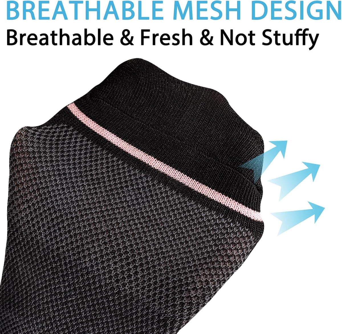 Skiennix Women's Ankle Socks - Lightweight, Breathable Low Cut Design with Heel Tab | 10/15 Pairs