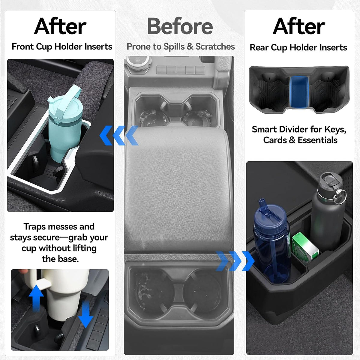 ELECFRESH Center Console Organizer for 2024-2026 Toyota Tacoma Accessories