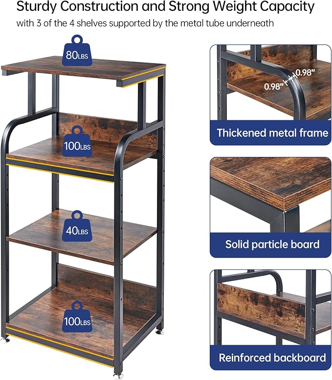 Fannova 4-Tier Printer Stand