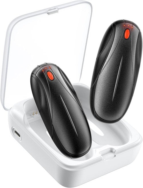 **Skiennix Rechargeable Hand Warmers - 14000mAh Portable Heater with Charging Case | Ideal for Winter & Outdoor Activities**