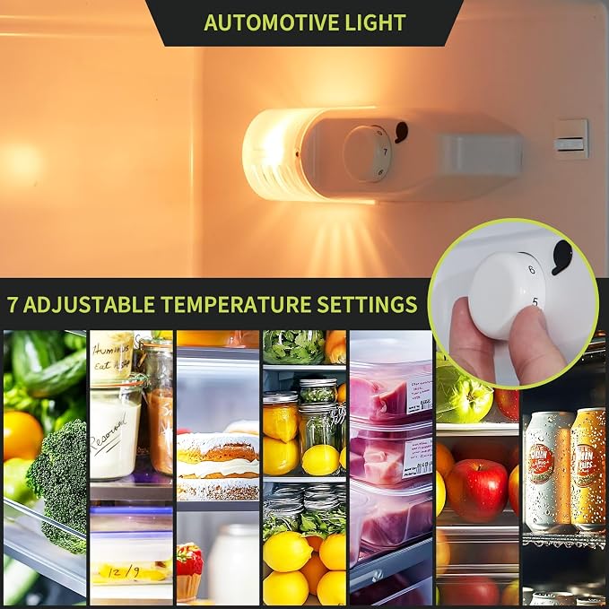 4.5 cu ft Mini Fridge Freezer, Energy-Efficient, Quiet, Adjustable Shelves | Single door, compact, for dorm, office, bedroom, kitchen, and bar use