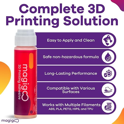 Magigoo - MO2016 All-in-One 3D Printer Adhesive Glue - ABS, and TPU Flex