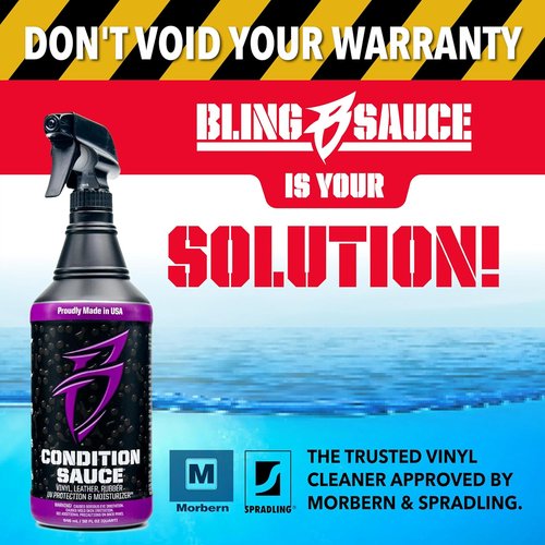 Boat Bling Condition Sauce - Premium Interior Moisturizer with UV Protection | 32 oz for Boats & RVs