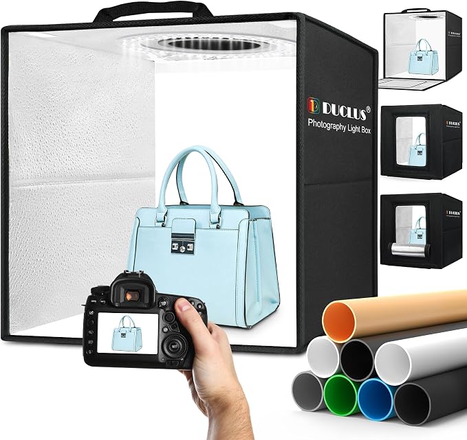 DUCLUS Photo Light Box 16x16 inch, Professional Light Box