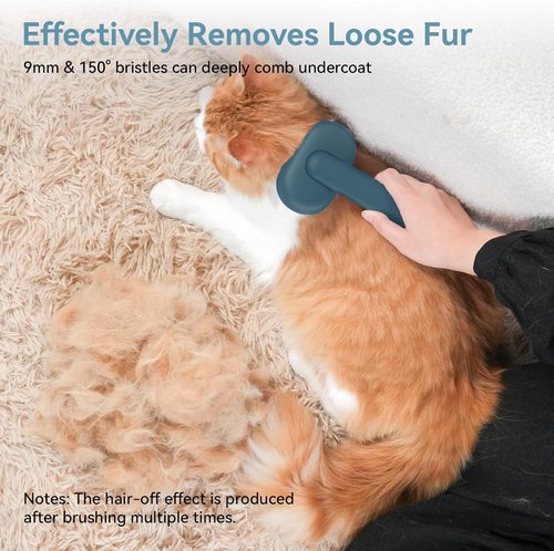 Aumuca Self-Cleaning Slicker Brush - Gentle Pet Grooming Tool for Dogs & Cats | Efficient Hair Remover for All Fur Types